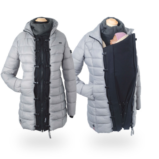 Kumja Clip-In jacket extension - turn your jacket into a maternity and babywearing jacket - sustainable, flexible, one size