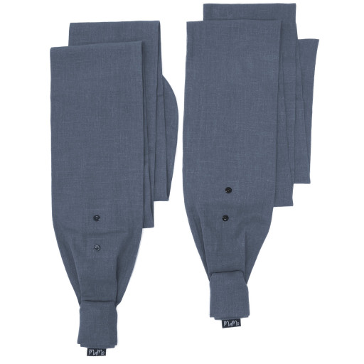 MaMo wrap style shoulder straps - Ramie smokey blue