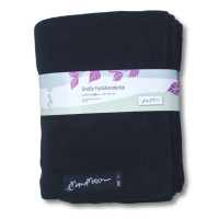 Kuschelige Familiendecke L 160 x 200 cm Baumwolle Fleece
