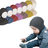 Merino wool hood