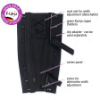 Kumja Clip-In jacket extension - turn your jacket into a maternity and babywearing jacket - sustainable, flexible, one size