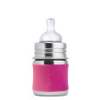 Pura Kiki Flasche Babyflasche 125 ml pink mit Sauger