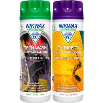 Imprägnierung und Waschmittel Nikwax Tech Wash/ TX.Direct Spray-On für Kumja One